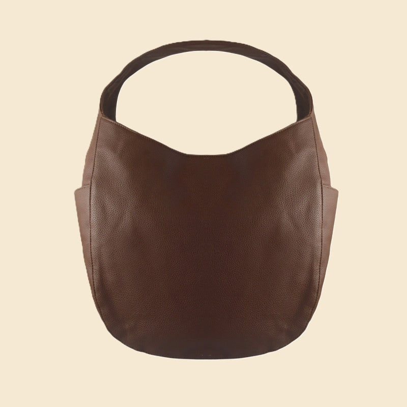 Hobo Tote Bag Brown