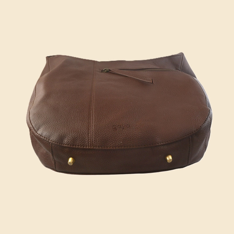 Hobo Tote Bag Brown