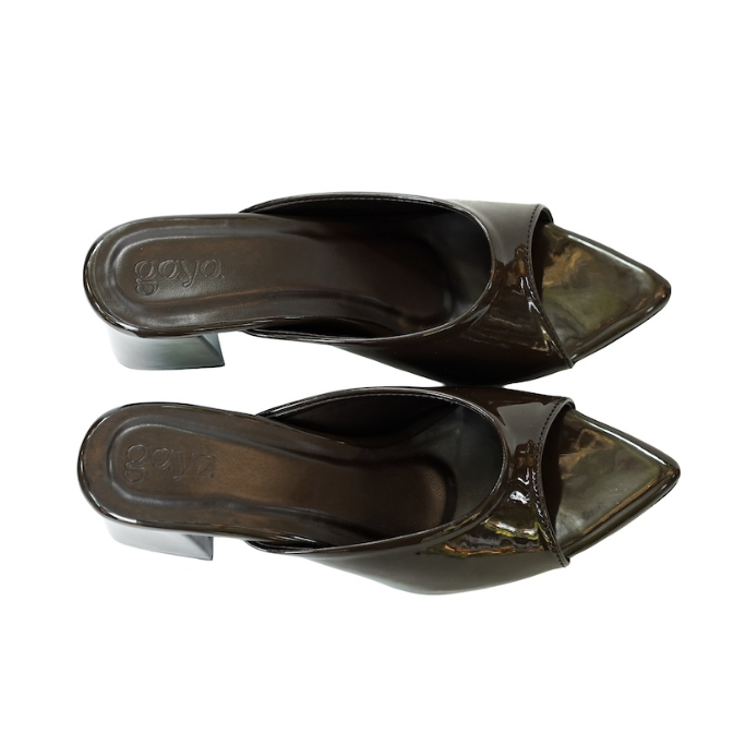 Sora Heels Dark Brown Cushioned Block Heels for All-Day Office Comfort