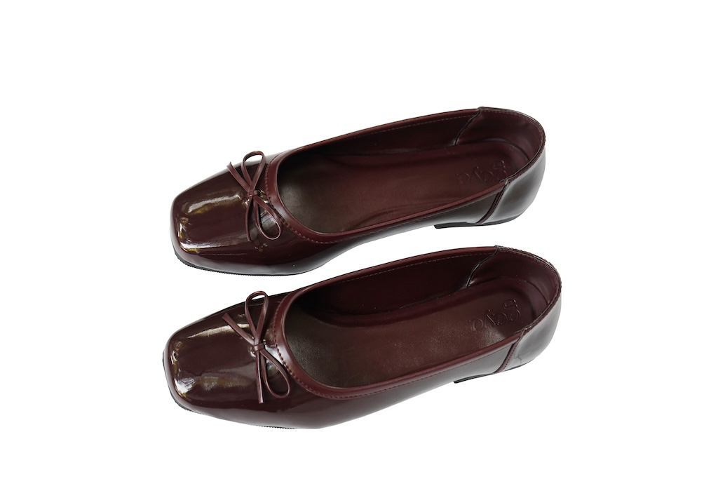 Miro Ballet Flats Maroon