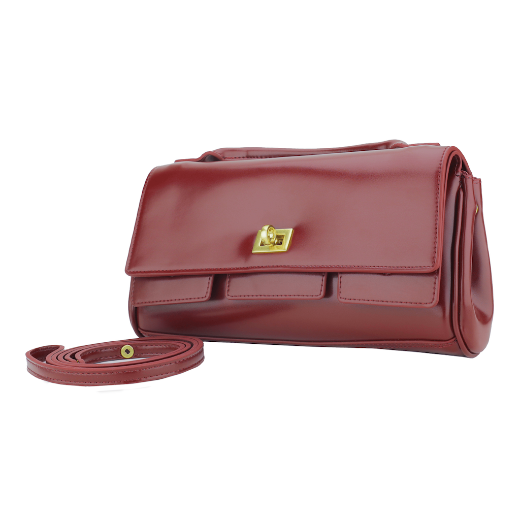 Nira Sling Bag Maroon
