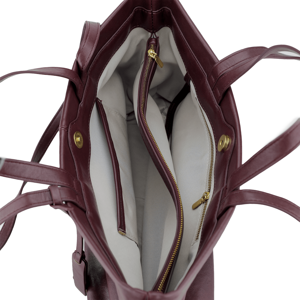 Roma Small Tote Maroon